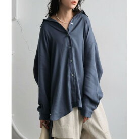 【ふるさと納税】【ANTIQUA/アンティカ】シャツ リネン風 シアー(PK-01339-32-Onesize)【1639395】