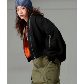 【ふるさと納税】【ANTIQUA/アンティカ】ショートMA-1 ブラック(YZ-00090-05-Onesize)【1639276】