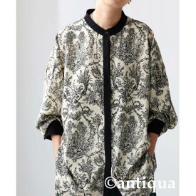 【ふるさと納税】【ANTIQUA/アンティカ】トワルドジュイ バンドカラーシャツ 長袖(PO-00144-28-F)【1639332】