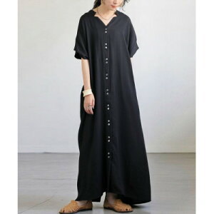 【ふるさと納税】【ANTIQUA】リネンタッチワンピース Regular (PK-01340-05-Regular)【1639398】