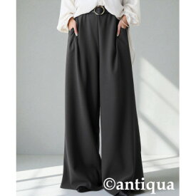 【ふるさと納税】【ANTIQUA/アンティカ】裏起毛 ワイドパンツ(PY-00820-15-Onesize)【1690024】
