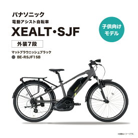 【ふるさと納税】パナソニック電動アシスト自転車 XEALT SJF BE-RSJF1SB マットブラウニッシュブラック | 自転車 電動自転車 電動アシスト自転車 大阪 柏原市