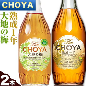 【ふるさと納税】The CHOYA 熟成一年 700ml The CHOYA 大地の梅 700ml 計2本 セット 飲み比べ 羽曳野商工振興株式会社《30日以内に出荷予定(土日祝除く)》大阪府 羽曳野市 送料無料 梅酒 梅 酒 CHOYA チョーヤ チョーヤ梅酒 お酒 紀州 南高梅