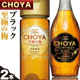 【ふるさと納税】The CHOYA BLACK 700ml The CHOYA 至極の梅 650ml 計2本 セット 飲み比べ 羽曳野商工振興株式会社《30日以内に出荷予定(土日祝除く)》大阪府 羽曳野市 送料無料 梅酒 梅 酒 CHOYA チョーヤ チョーヤ梅酒 お酒 紀州 南高梅 black