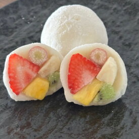 【ふるさと納税】【冷凍6個入り】フルーツ専門店が作るフルーツミックス大福2種セット(白あん・クリーム)【配送不可地域：離島】【1579460】