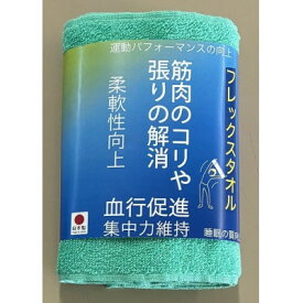 【ふるさと納税】大阪泉州産 フレックスタオル(グリーン)【1669229】