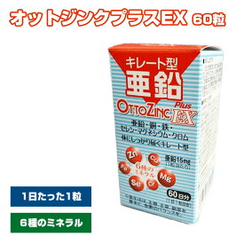 【ふるさと納税】No.308 オットジンクプラスEX 60粒 ／ サプリメント サプリ 送料無料 大阪府