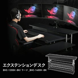 【ふるさと納税】エクステンションデスク - 今あるデスクに奥行きをプラスする拡張天板【 ラック デスク 奥行 拡張 大型デバイス 設置 モニター台 収納 高さ調整 家具 送料無料】