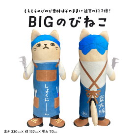 【ふるさと納税】BIGのびねこ 【 のびねこ BIGサイズ 限定 もちもち のびのび 素材 マスコット キャラクター 送料無料 】