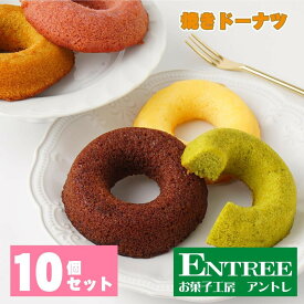 【ふるさと納税】焼きドーナツ10個セット
