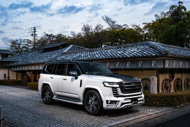 【ふるさと納税】M'z SPEED [トヨタ 300系 ランドクルーザー ZX]ラヴライン フロントハーフスポイラー (AES製) 【つや消しブラック仕様】2312-1110 送料無料