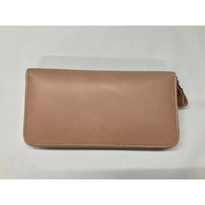 【ふるさと納税】本ヌメ皮ラウンド財布 ベージュ【1572110】
