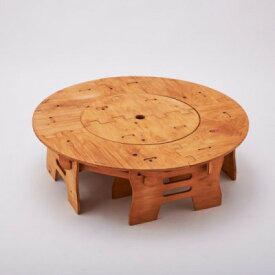 【ふるさと納税】THE BARA +BARA Roundテーブルセット カラー:メープル【1325681】