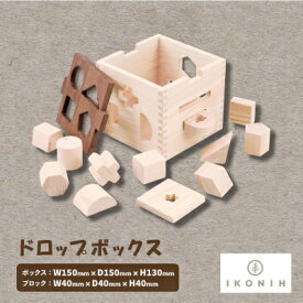 【ふるさと納税】ひのきのおもちゃIKONIH(アイコニー)の知育玩具　ドロップボックス【1437397】