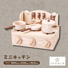 【ふるさと納税】ひのきのおもちゃIKONIH(アイコニー)の知育玩具　ミニキッチン【1446713】