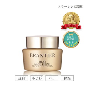 【ふるさと納税】ブランティエ 芦屋 美容系サイトで★6.4の高評価!高級 シルキーナノクリーム ( 美容クリーム ) / コスメ エイジングケア フラーレン ヒト幹細胞 美容 化粧品 スキンケア