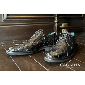 【ふるさと納税】CAGIANA SEIMON≪青紋≫【オーダーメイドシューズ】