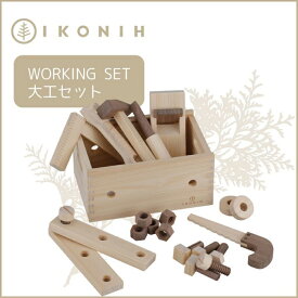 【ふるさと納税】桧のおもちゃ アイコニー 大工セット IKONIH Working Set