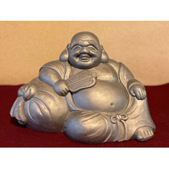 楽天市場】【ふるさと納税】瓦細工師手作り 【座り布袋置物】 置き物 