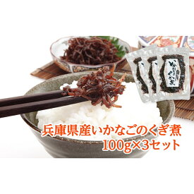 【ふるさと納税】兵庫県産 いかなごのくぎ煮 100g×3セット