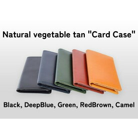 【ふるさと納税】名刺入れ TAANNERR Card Case ブラック ディープブルー グリーン レッドブラウン キャメル レザー ユニセックス ビジネス カード入れ カードケース 革小物 本革 日本製 キップ革 ヌメ革 姫路レザー 職人手づくり ブランド小物 兵庫県 姫路市