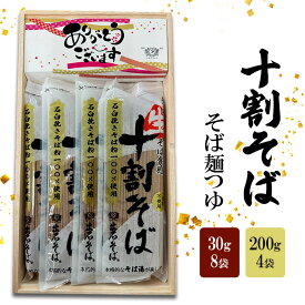 【ふるさと納税】十割そば 年越しそば そばつゆ付き 田靡製麺 元祖 生そば食感 十割蕎麦 乾麺 200g×4袋 めんつゆ 30g×8袋 蕎麦 そば 石臼挽き そば粉100% ギフト 贈り物 兵庫 兵庫県 姫路市