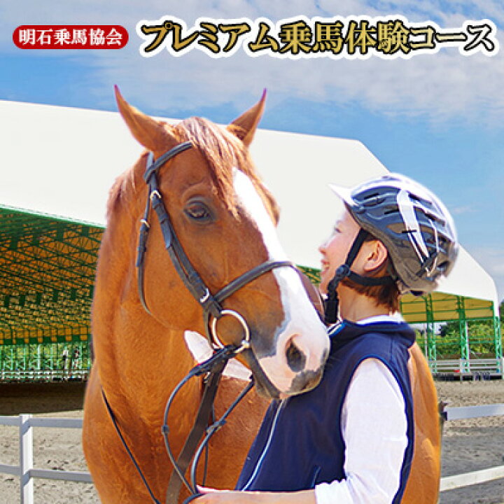 楽天市場】【ふるさと納税】明石乗馬協会 プレミアム乗馬体験コース 