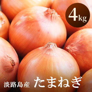 【ふるさと納税】淡路島産 玉ねぎ 4kg たまねぎ タマネギ 甘い 野菜 旬の野菜 季節の野菜 兵庫県 洲本市 淡路島 お届け:2026年5月中旬〜2026年11月末