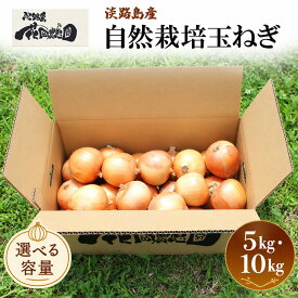 【ふるさと納税】自然栽培 玉ねぎ 5kg セット 詰め合わせ 淡路島産 栽培期間中 無肥料 無農薬 淡路島産玉ねぎ 淡路島玉ねぎ 野菜 玉葱 洲本市　お届け：5月～10月