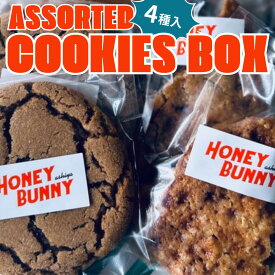 【ふるさと納税】クッキー アソートボックス 4種8袋入り 【クッキー 手作り ホームメイド 焼菓子 焼き菓子 お菓子 洋菓子 詰め合わせ チョコ マカダミア キャラメル ジンジャー ギフト 美味しい プチギフト 手土産 贈り物 土産 個包装】