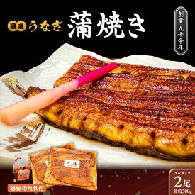【ふるさと納税】秘伝のタレで焼き上げた国産うなぎの蒲焼き2尾(2人前）〈タレ・山椒付〉　 土用の丑の日 和食 魚料理 お酒のあて つまみ 江戸前 ふっくら 柔らかい 肉厚 ジューシー フルサイズ うな丼 う巻き