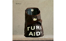 【ふるさと納税】木の庄帆布 【CLUBER BASE クラバーベース】CLUBER BASE “TURF AID“ BAGターフエイドバッグ／砂袋／目土袋（Dチョコ） / 数量限定 ゴルフ デイボット修復 マナーグッズ ラウンドグッズ ゴルフ用品 日本製 高級 かばん シンプル 日本製 おしゃれ 焦茶色