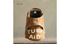 【ふるさと納税】木の庄帆布 【CLUBER BASE クラバーベース】CLUBER BASE “TURF AID“ BAGターフエイドバッグ／砂袋／目土袋（キャメル） / 数量限定 ゴルフ デイボット修復 マナーグッズ ラウンドグッズ ゴルフ用品 日本製 高級 かばん シンプル 日本製 おしゃれ 黄土色
