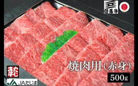 【ふるさと納税】但馬牛 焼肉用 500g / モモ 肩 牛肉 焼肉 霜降り 赤身 但馬牛 黒毛和牛 和牛 国産牛 焼き肉 牛 肉 やきにく 【JAたじま 肉の店本店】