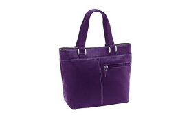 【ふるさと納税】豊岡工房 牛革手提げ（3834）パープル かばん バッグ トートバッグ マグネット開閉