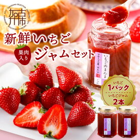 【ふるさと納税】はたやの新鮮いちご＆果肉入りジャムのセット[12月下旬より順次発送]《 ふるさと納税いちご イチゴ 苺 フルーツ工房はたや 高級 フルーツ ジャム 送料無料 》