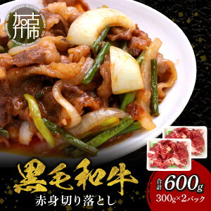 【ふるさと納税】【レビューキャンペーン】【肉のまち かこがわ】黒毛和牛 赤身切り落とし スライス300g×2 《 黒毛和牛 和牛 牛肉 赤身 お肉 切り落とし スライス 牛肉 肉 国産牛 》
