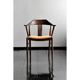 【ふるさと納税】【椅子】TataraM-type　鉄染め仕上げ（座面：布）