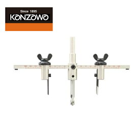 【ふるさと納税】【神沢鉄工】自由錐W-E 木工用 K-106 自由錐 木工用 穴あけ工具 2枚刃 Φ40～200mm穴あけ 木材穴あけ 構造用合板穴あけ 石こうボード穴あけ 蛍光カラー目盛り蝶ねじ調節 穴径調節可能 DIY工具