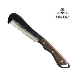【ふるさと納税】【FEDECA】 鍛造バトニング鉈 プレーンブラウン 000924 薪割り工具 アウトドア キャンプ バトニングツール 使いやすい