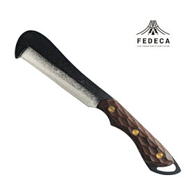 【ふるさと納税】 【FEDECA】 鍛造バトニング鉈 名栗ブラウン 000925 薪割り工具 アウトドア キャンプ バトニングツール 使いやすい