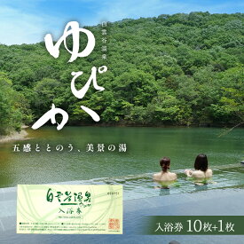 【ふるさと納税】温泉 兵庫 白雲谷温泉 ゆぴか 入浴券 10枚+1枚 旅行 旅 温泉旅行 スパ サウナ 岩盤浴 マッサージ エステ 体験 体験型 子供 大人 チケット 券 ギフト券 ギフト 贈答 レストラン 健康 美容 兵庫県 小野市