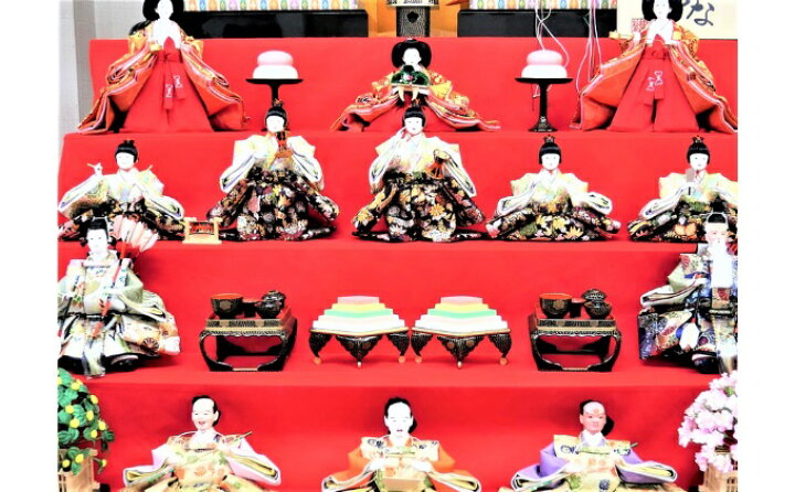 楽天市場】【ふるさと納税】雛人形 京八番親王 7段15人毛氈飾り No.8 