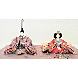 【ふるさと納税】雛人形 京十番親王「正絹 向い鳳凰の丸」オリジナル金襴敷 No.10-905 お雛様 桃の節句 インテリア 女の子 初節句 孫 娘 贈り物 お祝い プレゼント コンパクト