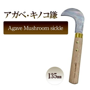 yӂ邳Ɣ[ŁzAKx ELmR@Agave Mushroom sickle^135mm@|  ϗtA n ɐB ؂ q؂ K[fjO