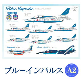 【ふるさと納税】ブルーインパルス　A2サイズ　ポスター　歴代　Blue Impulse