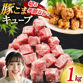 【ふるさと納税】 豚肉 豚こまキューブ 1kg 豚こま 豚こま肉 豚 こま切れ [司フーズ・システム 兵庫県 三田市 3d28bdy500000] ぶた ぶたこま 細切れ 豚キューブ 精肉 冷凍 お弁当 おかず
