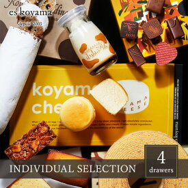 【ふるさと納税】 INDIVIDUAL SELECTION 〜4 drawers〜 ギフト セット 小山ぷりん 小山チーズ ボンボンショコラ エスコヤマ コヤマ スイーツ デザート 詰め合わせ 詰合せ お祝い 贈答品 中元 歳暮 人気 おすすめ 送料無料[ 3d28bai150009 ]