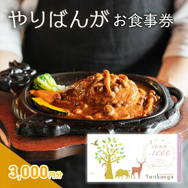 【ふるさと納税】 やりばんが お食事券 3,000円分 ギフト お祝い 贈答品 中元 歳暮 数量限定 期間限定 人気 ふるさと納税 ふるさと 人気 おすすめ 送料無料 兵庫県 三田市[ 3d28bae490000 ]