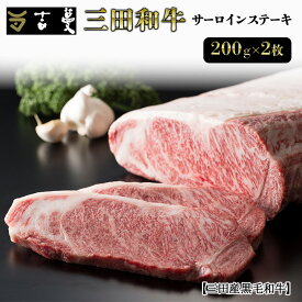 【ふるさと納税】 三田産黒毛和牛 三田和牛 サーロインステーキ 200g×2枚 和牛 サーロイン 黒毛和牛 牛肉 ブランド牛 肉 ギフト お祝い 人気 送料無料 おすすめ 但馬牛 神戸牛 中元 歳暮 ギフト 兵庫県 三田市 [3d28bae130000]